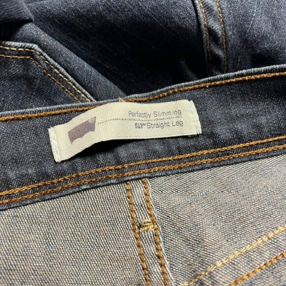 Levis Blue Perfectly Slimming Jeans Size 10 - Picture 8 of 8